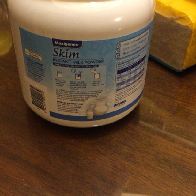 【营养不胖人】美可卓(maxigenes)脱脂高钙成人奶粉 1kg/罐 1000g