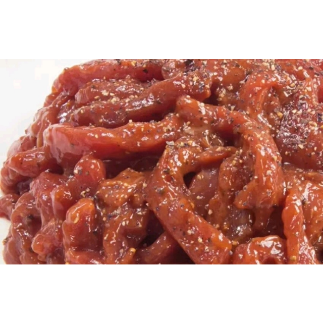 科尔沁速冻牛肉黑椒牛柳澳洲进口原料袋装150g