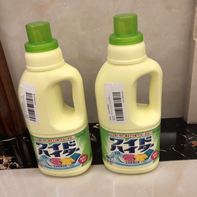 【彩衣更鲜亮】花王(kao)彩漂白洗衣液 彩色衣物色渍净 液体彩漂瓶装