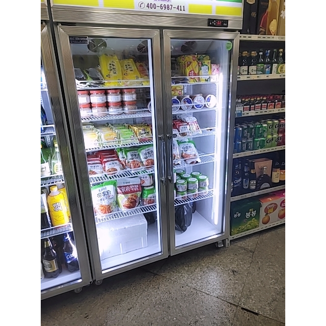 慕雪muxuemxylg1100818升侧开门商用展示柜双门玻璃冰柜两门饮料展示