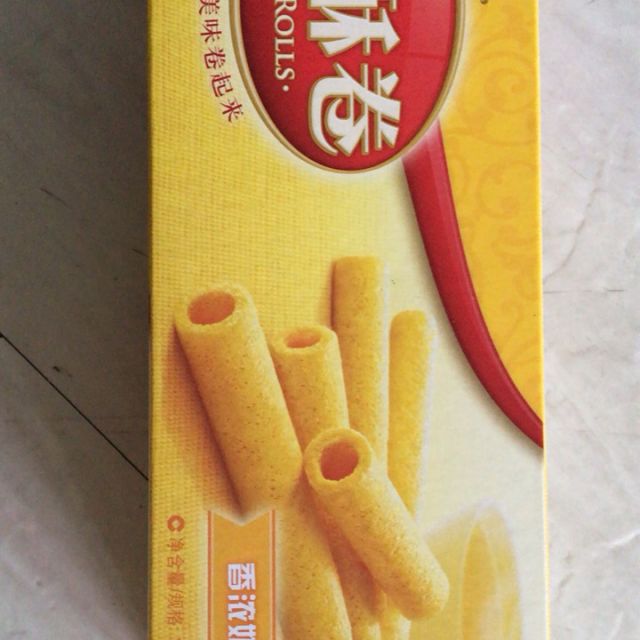 康师傅蛋酥卷香浓奶油味108g盒休闲零食小吃蛋卷