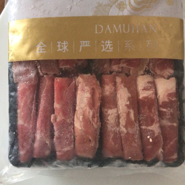 科尔沁速冻牛肉精选牛肉片肥牛卷国产内蒙古牛肉袋装可炒可涮380g