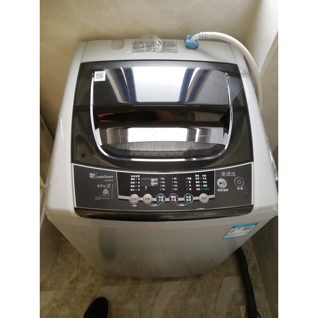 小天鹅(littleswan)tb80v21d 8公斤全自动 直驱变频 静音波轮 洗脱