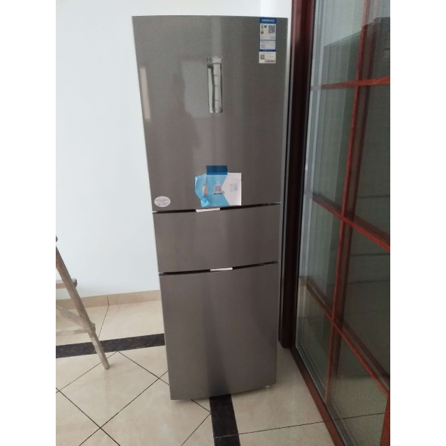 海尔(haier)bcd-216wdpx 216升三门风冷无霜变频节能中门全温区deo