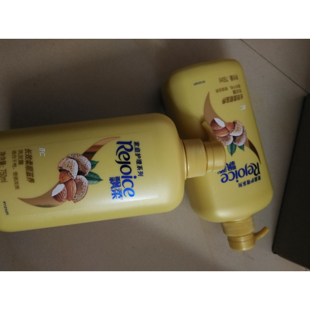 飘柔洗发水750ml 杏仁长效柔顺滋养 控油洗发露洗头膏 修护损伤 滋养