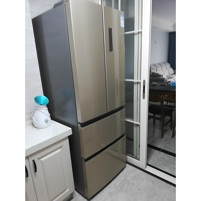 法式多门四开门变频风冷无霜节能静音嵌入式家用电冰箱368升高清大图