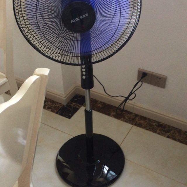 奥克斯aux电风扇五叶静音摇头节能办公室学生宿舍立式落地扇空调伴侣