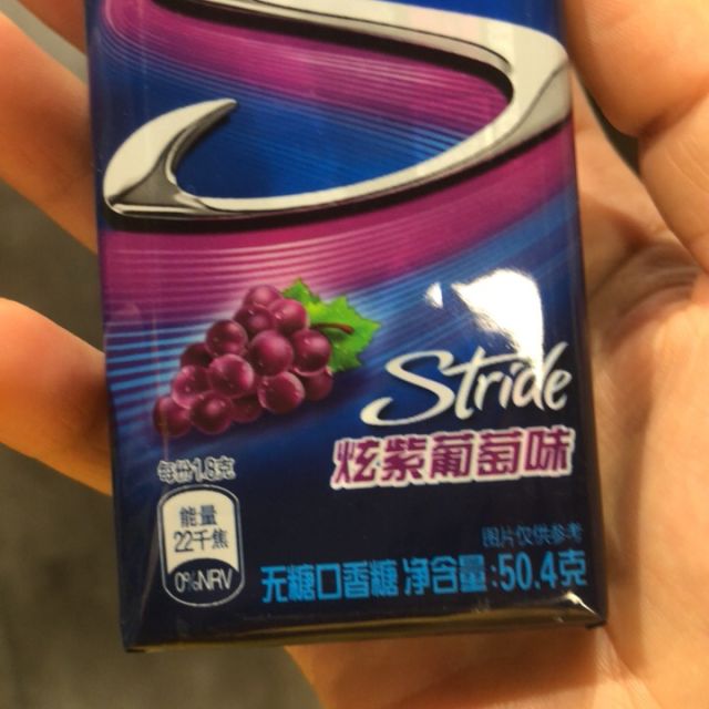 炫迈stride无糖口香糖炫紫葡萄味28片504g
