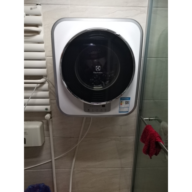 伊萊克斯electroluxewf7302dw3公斤小型壁掛式洗烘一體迷你滾筒洗衣機