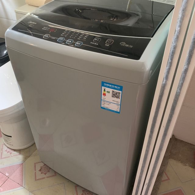 美的mideamb80v318公斤全自动波轮洗脱一体洗衣机家用智利灰免清洗十