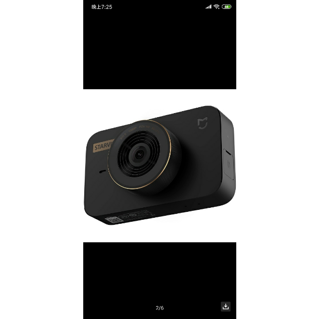 米家mijia小米米家智能行车记录仪1s语音声控1080p大广角高清夜视加强