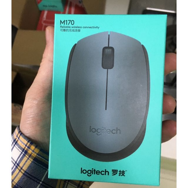 罗技logitechm170无线鼠标光电鼠标笔记本台式机电脑便携商务家用办公