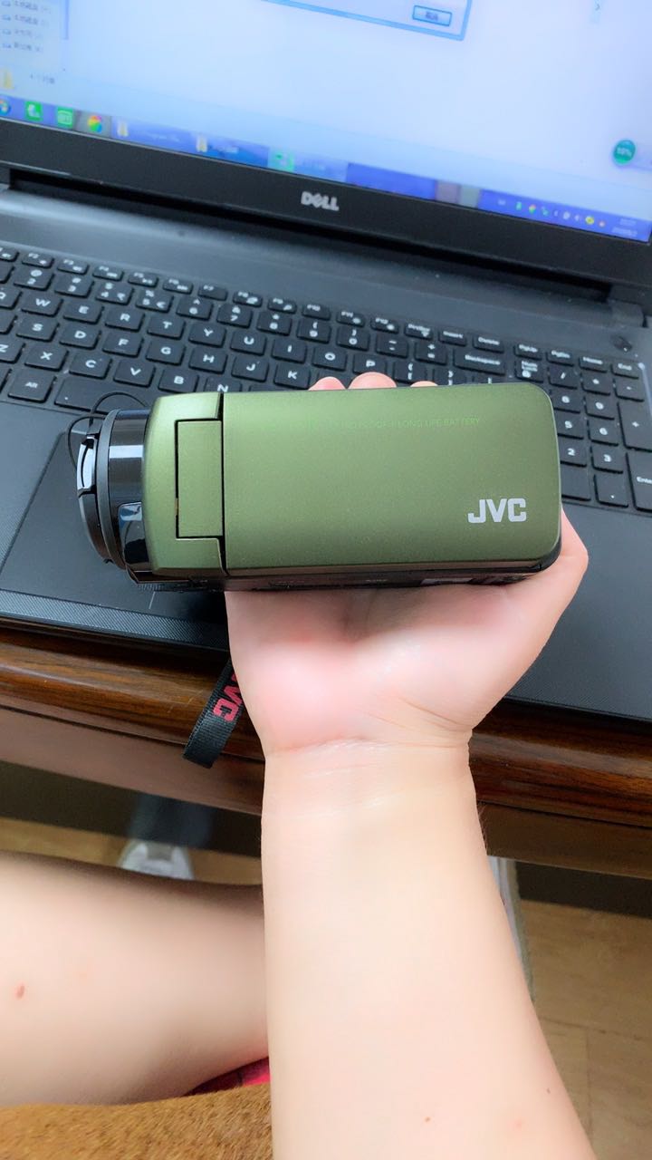 杰伟世jvc gz-r465 军绿色 数码摄像机高清 专业家用手持便携水下dv