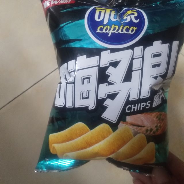 可比克薯片嗨多浪田园蔬菜味40g袋膨化食品