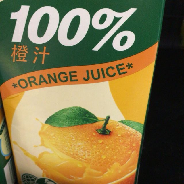 汇源100橙果汁1l盒