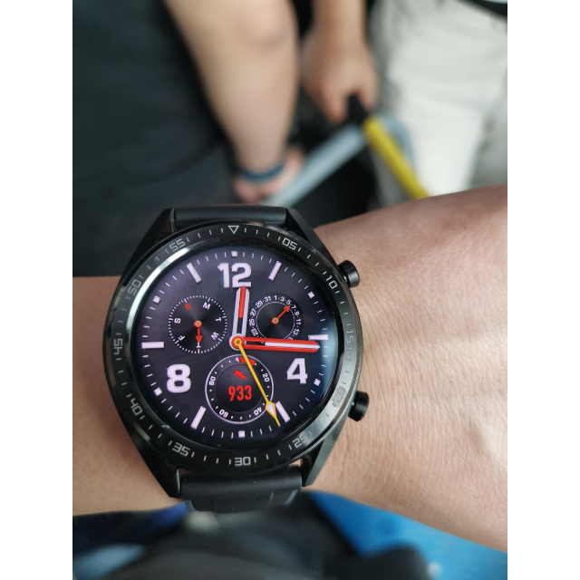 华为huawei智能手表watchgt运动版曜石黑华为智能手表两周续航户外