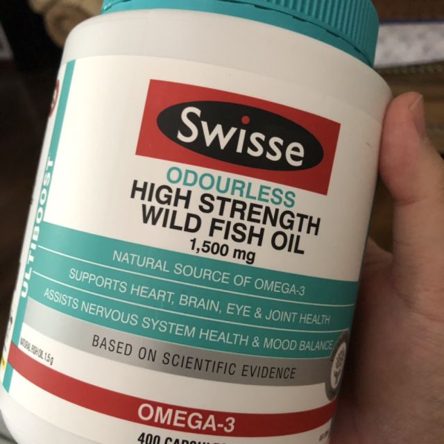 送父母长辈必备swisse斯维诗无腥味高强度野生鱼油胶囊