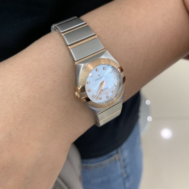 欧米茄omega手表 星座系列 石英女表 123.20.24.60.55.