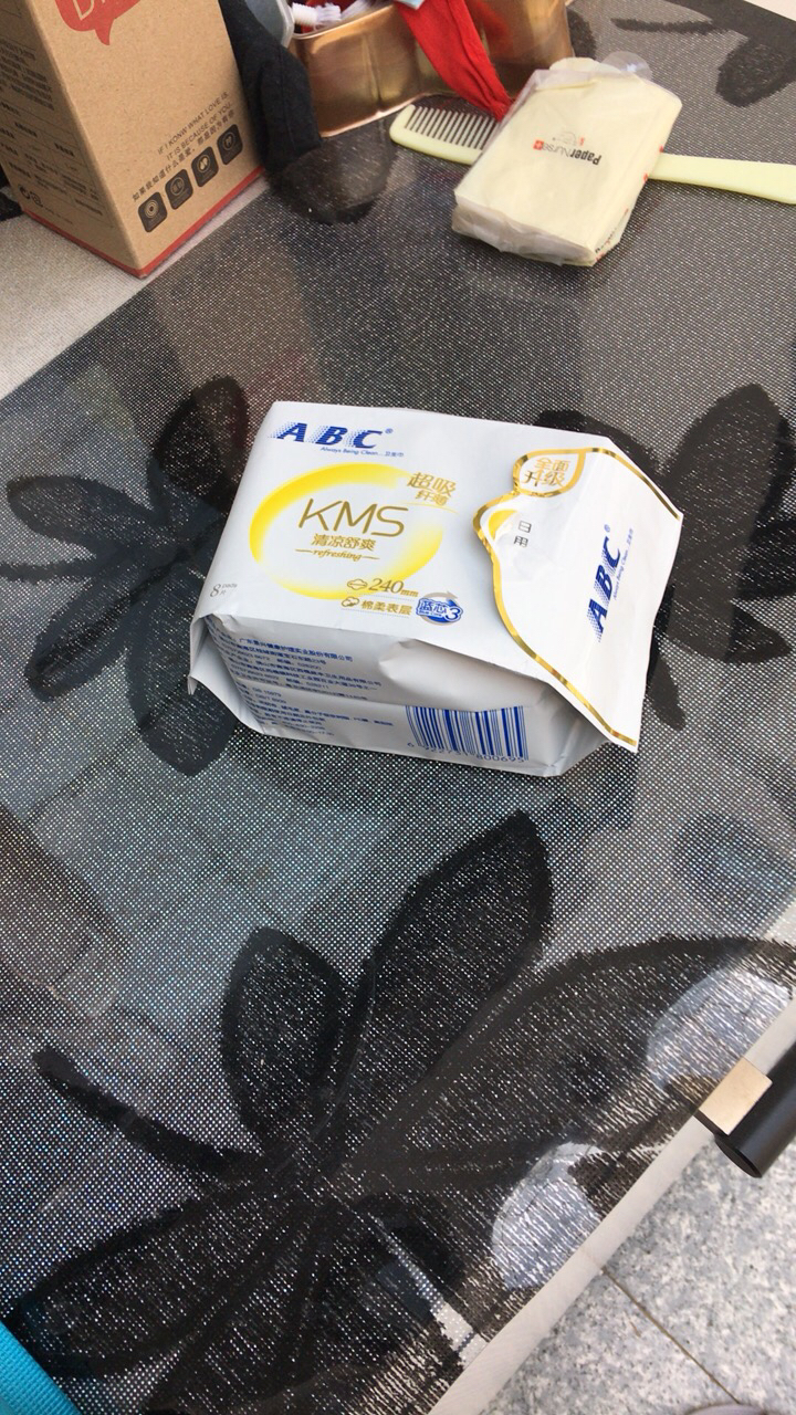 abc卫生巾k11日用纤薄绵柔亲肤排湿表层240mm单包8片装晒单图