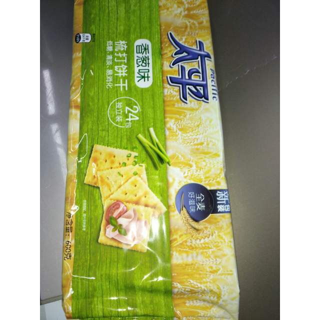 太平梳打饼干零食香葱口味600g新旧包装随机发货