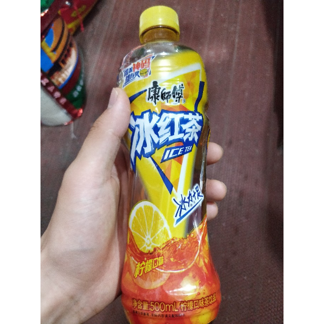 康师傅冰红茶柠檬味500ml15瓶箱装茶饮料新老包装随机发货