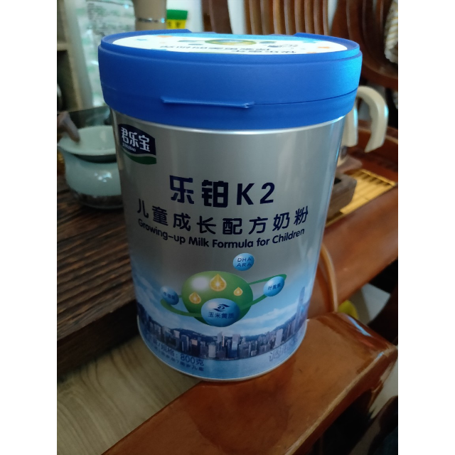 君乐宝junlebao乐铂k2儿童成长配方奶粉四段37岁适用800g罐装