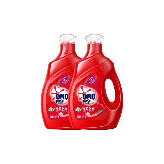 奥妙(omo)亮白焕彩洗衣液3kg*2 净白护色【联合利华】