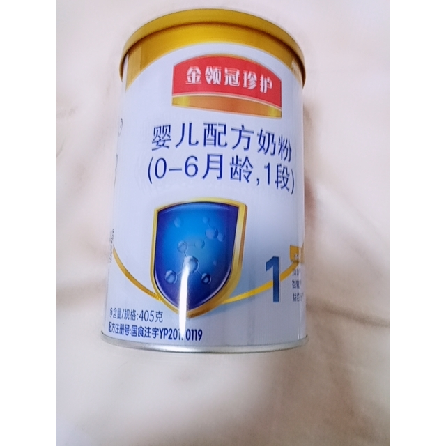 伊利金领冠珍护婴儿配方奶粉1段405g06个月适用