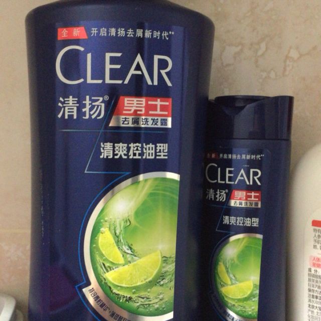 清揚(clear) 洗髮水 補水套裝 男士去屑洗髮露 清爽控油型 500g 100g*