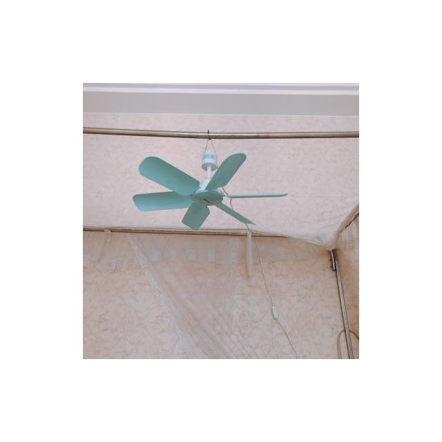 奥克斯aux小吊扇电风扇六叶柔风轻音低噪柔软扇叶1档正常风宿舍家用