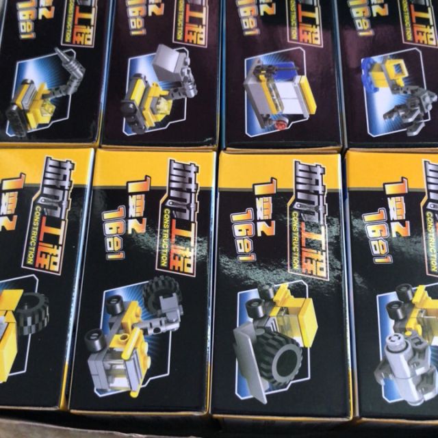 开智kazi 儿童拼插塑料汽车拼装积木 益智工程车6-14岁男孩子玩具