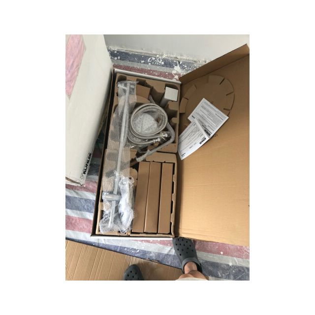 > 科勒花洒卫浴花洒挂墙式花洒淋浴不锈钢三出水商品评价 > 包装大气