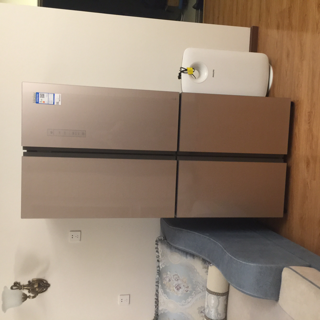 海尔冰箱bcd-445wdgg晒单图