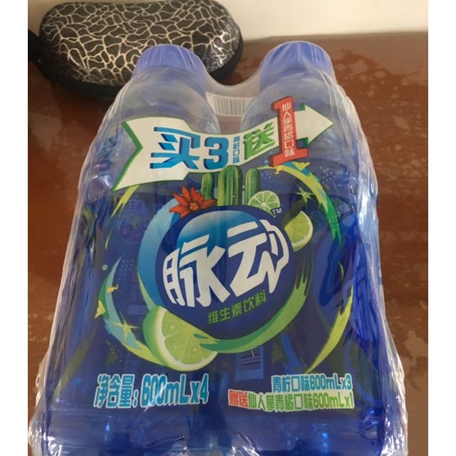 脈動3瓶青檸1瓶仙人掌青橘600ml4四聯包