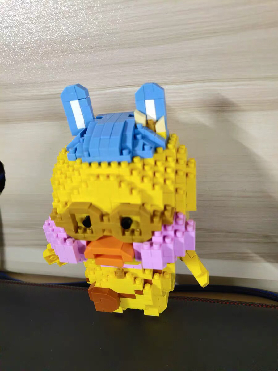 男孩 网红爆款ip家族系列 积木摆件(玻尿酸鸭)晒单图