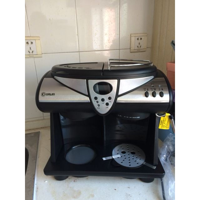 东菱donlim咖啡机dlkf7001美式咖啡机家用小型商用意式半自动奶泡意式