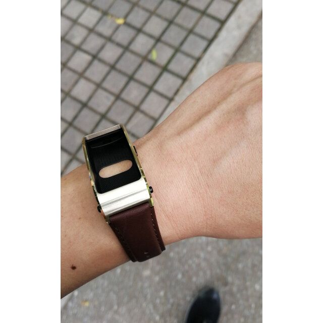 华为huawei华为手环b5商务版摩卡棕智能手环蓝牙耳机智能手环心率监测