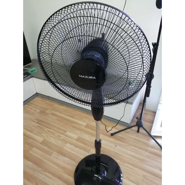 松桥(mazuba)落地电风扇fs40-s1家用落地扇机械式摇头立式五叶电扇