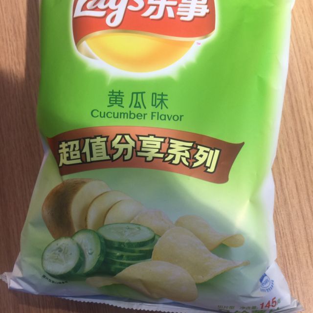 乐事 黄瓜味 马铃薯片145克/袋薯片价格小贵呀!-苏宁易购
