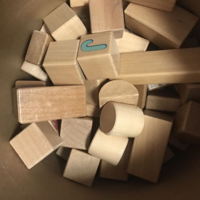 铭塔原木制儿童积木玩具12周岁益智宝宝拼装36岁男孩女孩益智玩具木质