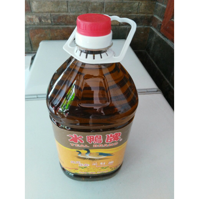 食品保健/酒水饮料 米面粮油 食用油 水鸭牌 水鸭纯正压榨菜籽油4l