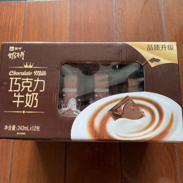 蒙牛奶特朱古力口味牛奶243ml12盒