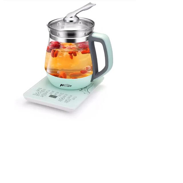 wanst万斯特ysh886养生壶高硼硅耐热透明壶体全钢化玻璃面板食品级304