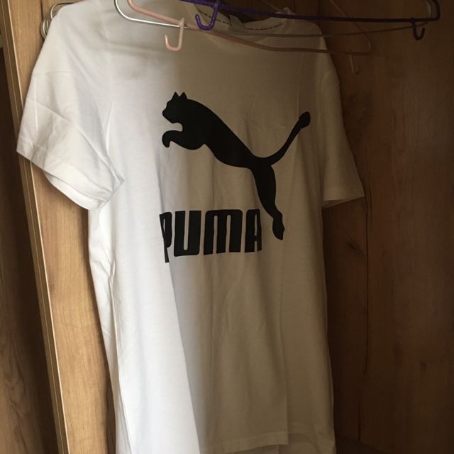 > puma彪马男装跑步训练经典logo款圆领短袖t恤579405.