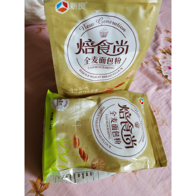 高筋面粉 烘焙原料 全麦吐司面包粉 优质小麦粉 袋装高清大图|实物图