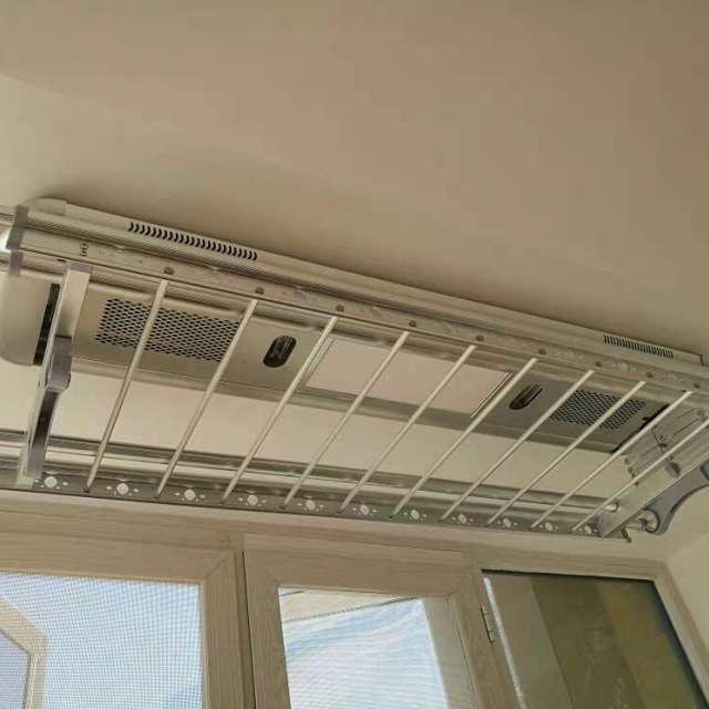 > 天邦电动晾衣架阳台升降伸缩晾晒架智能遥控烘干风干消毒杀菌商品