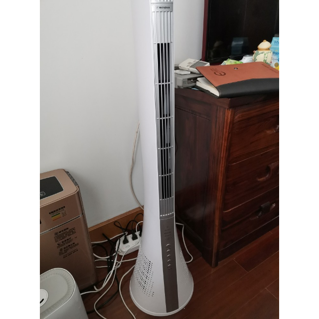 美国西屋电风扇xwt12塔式无叶遥控智能塔扇落地扇3档遥控家用静音柔风