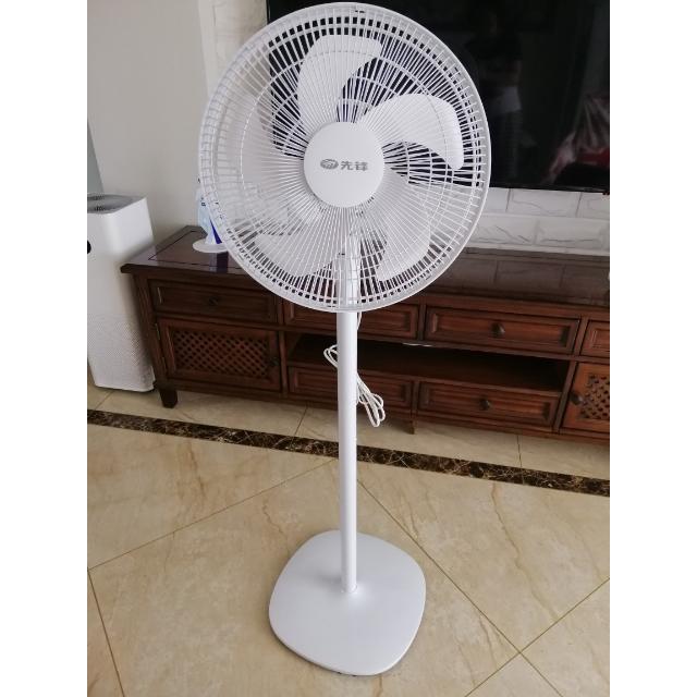 3档正常风速可调 5叶极简风格 机械控制台地两用 台扇高清大图|实物图
