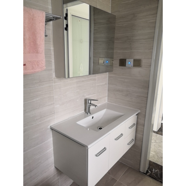 希箭horow实木浴室柜挂墙式套装组合北欧风格卫浴柜洗漱台卫生间洗脸