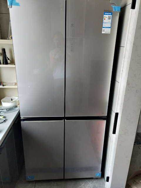 无霜 变频多门冰箱大容量十字对开门电冰箱 bcd-471wdcd471升晒单图